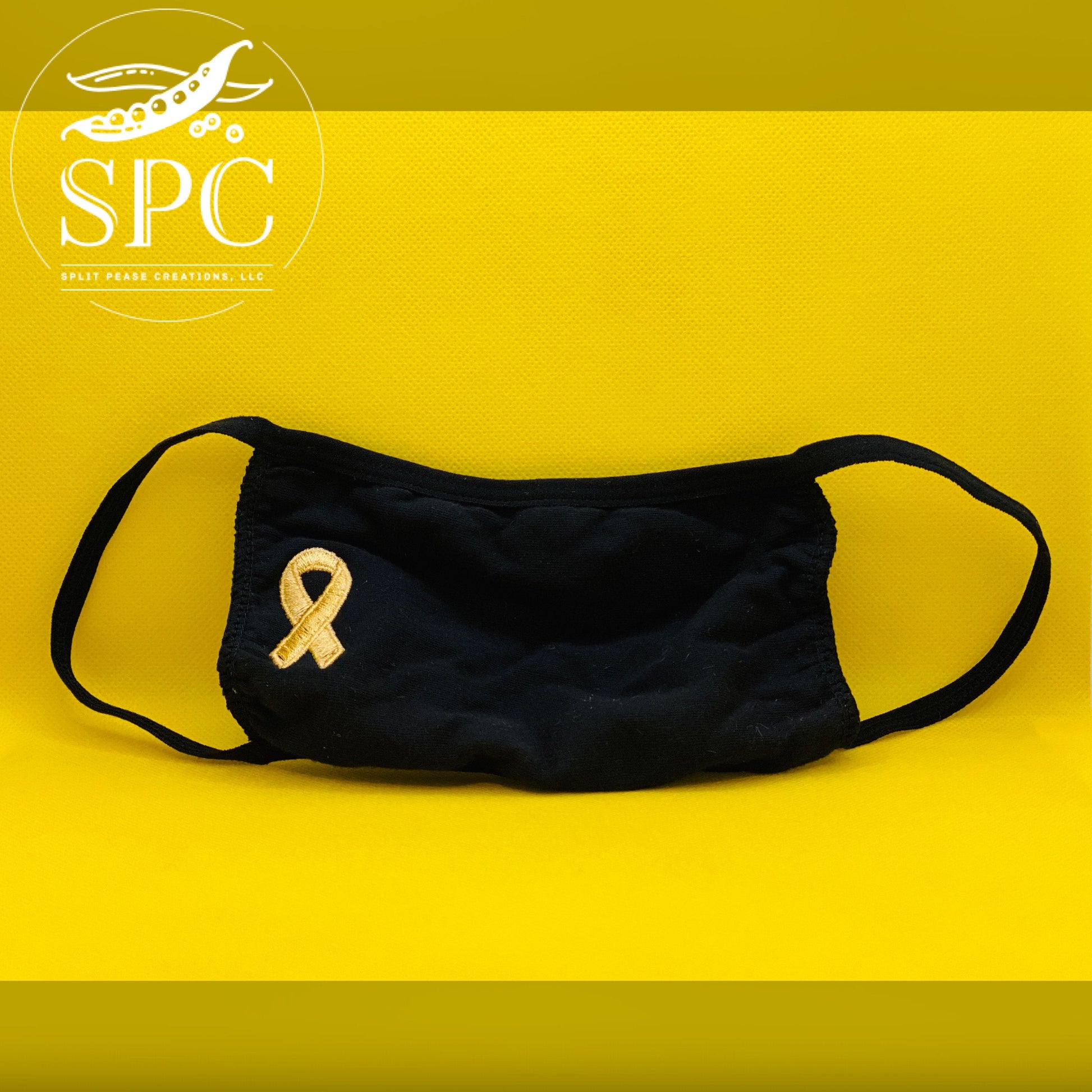 Awareness Ribbon Embroidered Face Mask